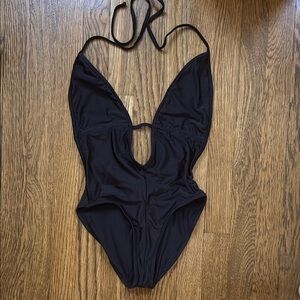 Vintage American Apparel Black One Piece Swimwear